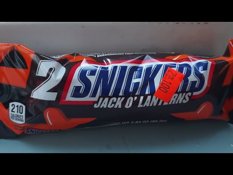 Josh's Snack & Candy Reviews Snickers Jack O' Lanterns