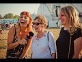 86-jarige oma voor het eerst op Pukkelpop
