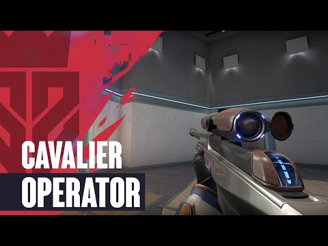 Cavalier Operator Skin Showcase - Valorant Battlepass Skins