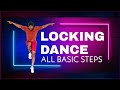 LOCKING DANCE ALL BASIC STEPS | with names