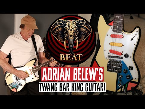 Adrian Belew’s Twang Bar King Guitar for BEAT King Crimson Tour with Steve Vai, Danny Carey & Tony L