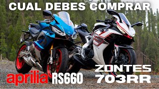 ¿Cuál es la compra inteligente? RS 660 o Zontes 703RR