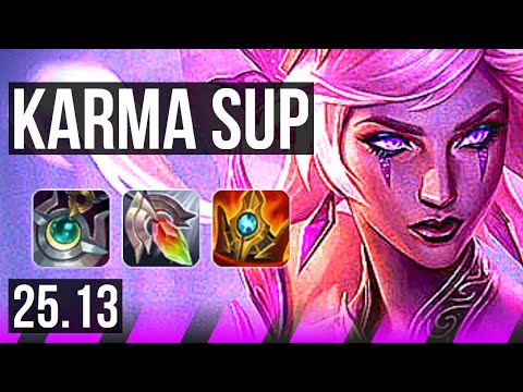 KARMA & Jhin vs SENNA & Morgana (SUP) | 1/5/32 | NA Master | 25.13