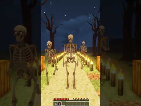 Spooky Scary Skeletons In Minecraft!