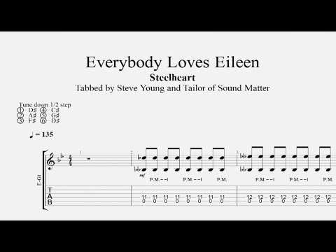 Steelheart - Everybody Loves Eileen Guitar TAB