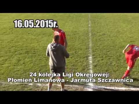 Tomasz Łątka 3:0 (58') 24 kolejka: Płomień Limanowa - Jarmuta Szczawnica