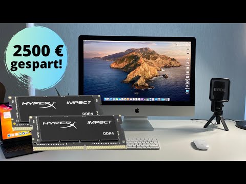 iMac 2020 RAM Upgrade- RAM selbst nachrüsten und bis zu 2500 € sparen! (Tutorial)