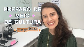COMO É FEITO O PREPARO DE MEIO DE CULTURA NA PRÁTICA. Da pesagem ao emplacamento.