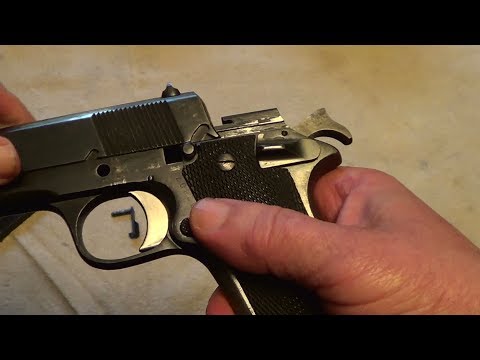 How To Disassemble & Reassemble The Star Model BM 9mm Pistol For Cleaning