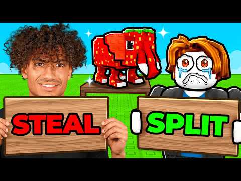 I Became The #1 RICHEST Player In Split Or Steal For Brainrots..