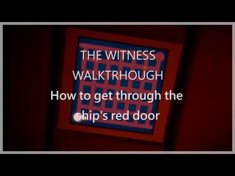The Witness Walkthrough SPECIAL - Ship's Red Door explained