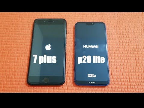 Huawei p20 lite ( nova 3e ) vs iphone 7 plus - Speed Test!!