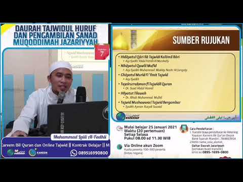 Beberapa Kitab Rujukan Daurah Syarh Muqaddimah Jazariyyah