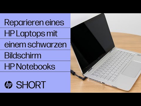 So reparieren Sie einen HP Laptop mit einem schwarzen Bildschirm | HP Support