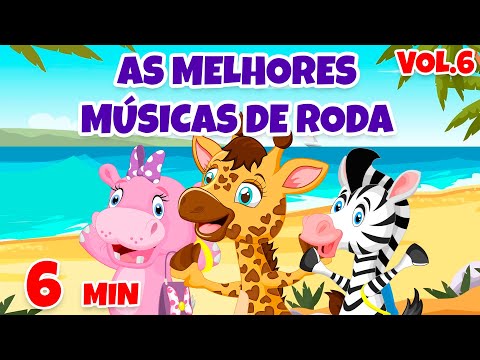 Músicas de Roda Vol. 6 - Giramille 6 min | Desenho Animado Musical