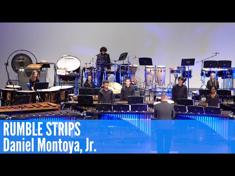 Rumble Strips (percussion ensemble 7+electronics) - Daniel Montoya Jr.
