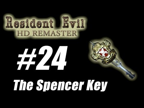 Resident Evil HD Remaster Gameplay 24 - The Spencer Family Key - YouTube