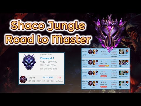 Road to #1 Shaco - Diamond 1 Ranked Season 11 [League of Legends] Full Gameplay - Infernal Shaco