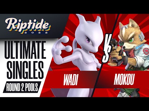 WaDi vs Mokou - Ultimate Singles R2 Pools - Riptide 2022 | Mewtwo, R.O.B vs Fox