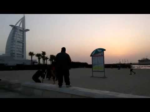 Mi viaje a Dubai (EUA) Burj Al Arab Hotel Puesta de Sol | AUDIOVISOR