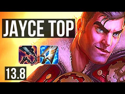 JAYCE vs JAX (TOP) | 4/1/4, Rank 9 Jayce | KR Challenger | 13.8