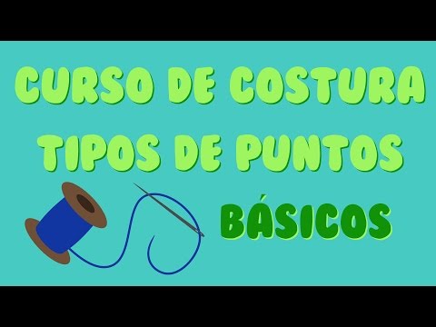 Curso de costura: tipos de puntadas