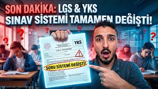 DİKKAT! YKS ve LGS'de Kurallar Değişti 🚨 MEB Yeni Soru Kılavuzu 2026