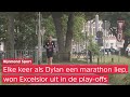 ?‍♂️? | Excelsior-fan Dylan loopt uit bijgeloof MARATHON rondom Woudestein voor promotieduel met ADO