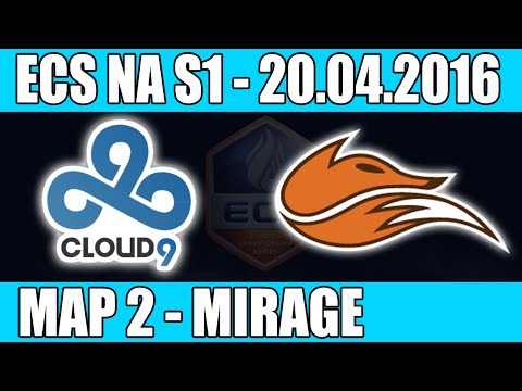 Cloud 9 vs Echo Fox | Map 2 (Mirage) ECS NA Season 1 2016 CS:GO Week 2 (20th April)