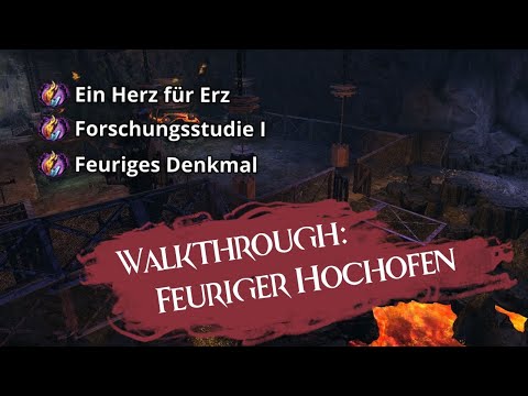 Walkthrough: Feuriger Hochofen – Erfolge: Herz für Erz, Forschungsstudie, Feuriges Denkmal