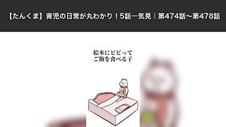 【たんくま】育児の日常が丸わかり！5話一気見｜第474話〜第478話
