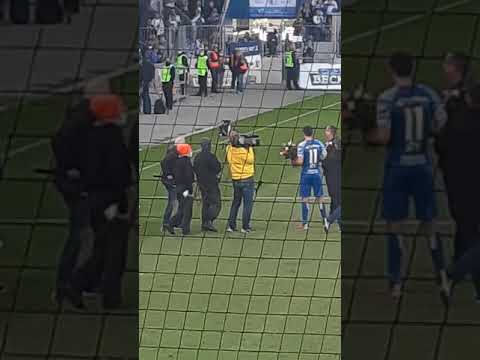 Abschiedspiel Christian beck am 10.10.21 in der mdcc Arena mit 17.680 Fans mit Heiratsantrag