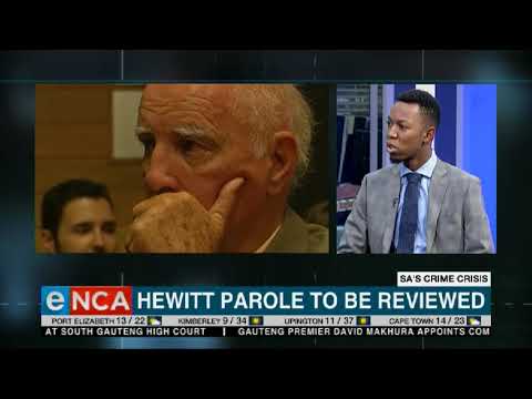 Convicted rapist Bob Hewitt's release on parole has been suspended.