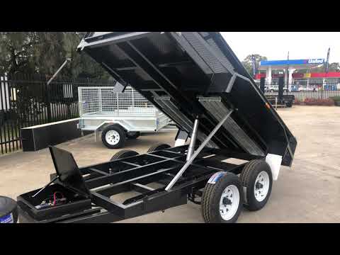 Modern Trailers Aussi Made 8x5 Tandem Tipper Trailer