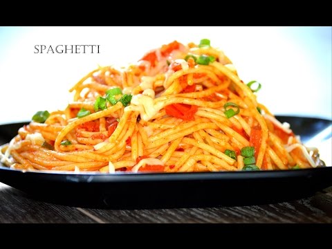 Homemade Classic Tomato Spaghetti | Cooking with Mitisha