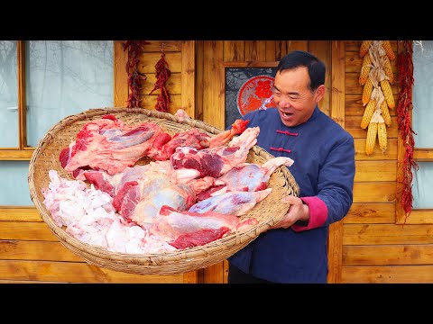 Best Beef Tendon Recipe in Cold Time with Wine! Beef in Pallet Sauce! | Uncle Rural Gourmet