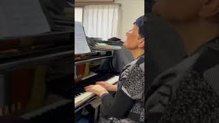 【83才】ピアノおばあちゃん狂詩曲!!#shorts
