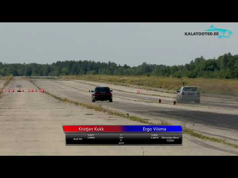 Kristjan Kukk - Audi S4 vs Ergo Viisma - Mercedes-Benz C220d. Dragrace @ EDRA nationals 2019