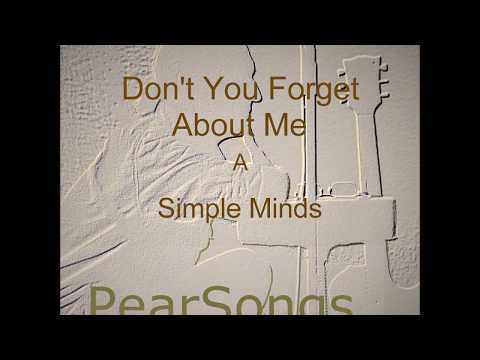 Don't You Forget About Me - Simple Minds - Backing track clip