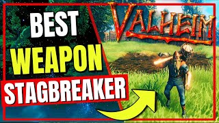 Valheim STAGBREAKER - BEST early game weapon | How TO craft!