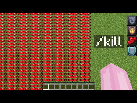 you can survive /Kill in minecraft