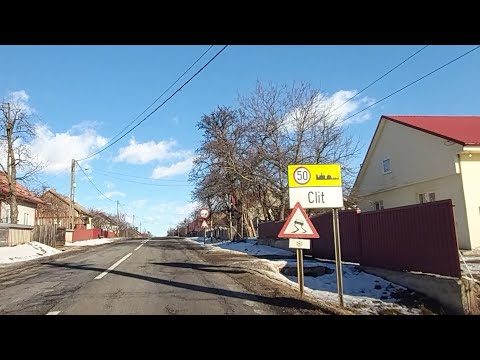 Driving In Romania - Gura Humorului - Sucevița - 30.01.2022