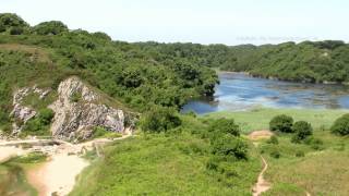 Broad Haven Beach near Pembroke in Pembrokeshire Wales 3