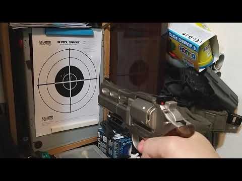CHIAPPA RHINO CO2 REVOLVER SHOOTING TEST [ 5" SILVER ]
