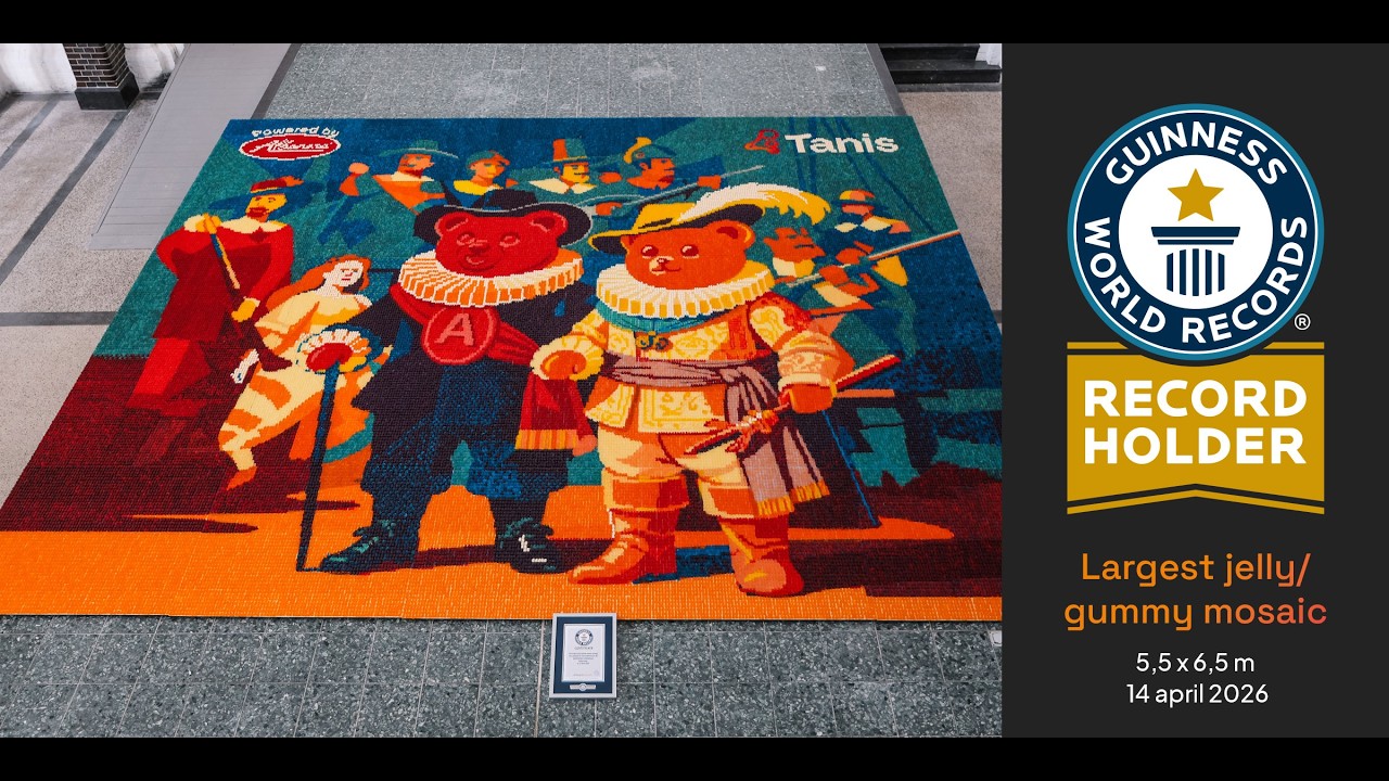 Tanis - Guinness World Record Largest Gummy Mosaic