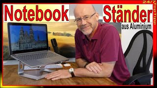 Notebook Ständer ✔ Laptop Aluminium Auflage [ Home Office ] Büroeinrichtung - Notebook Gadget Review