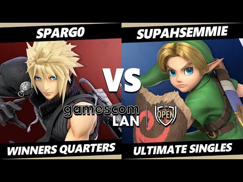 gamescom - Spargo (Cloud) Vs. Supahsemmie (Young Link) Smash Ultimate - SSBU