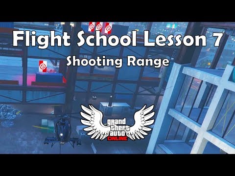 How to get Gold in "Shooting Range" (GTA Online San Andreas Flight School Lesson 7)