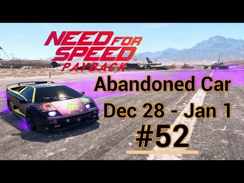 Need For Speed Payback Abandoned Car Location Guide & Game play -- NEW YEAR LAMBORGHINI DIABLO #52