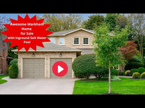 Awesome Markham Home for Sale at 74 Major Buttons Drive